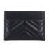 Gucci Marmont Card Holder, &pound;160, Accessories, Black, Leather, Back view